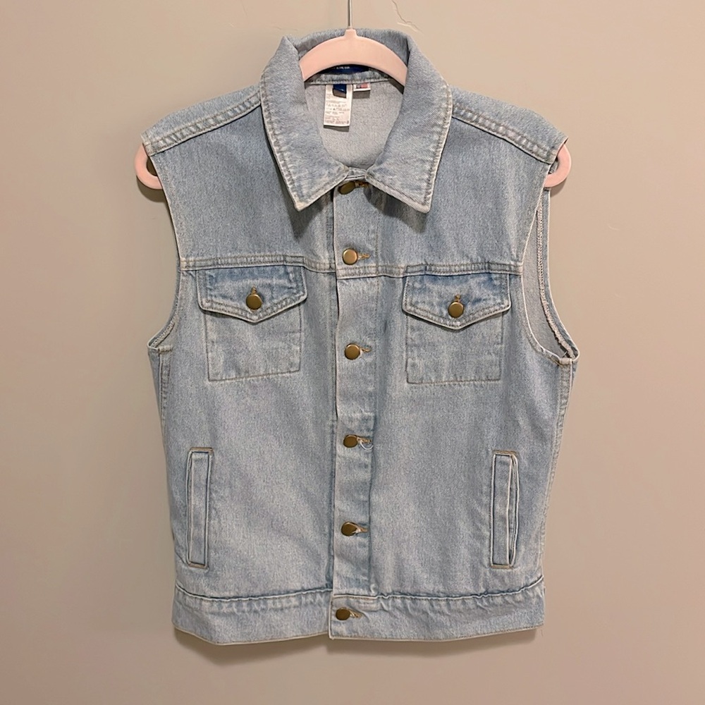 American apparel vintage Jean vest